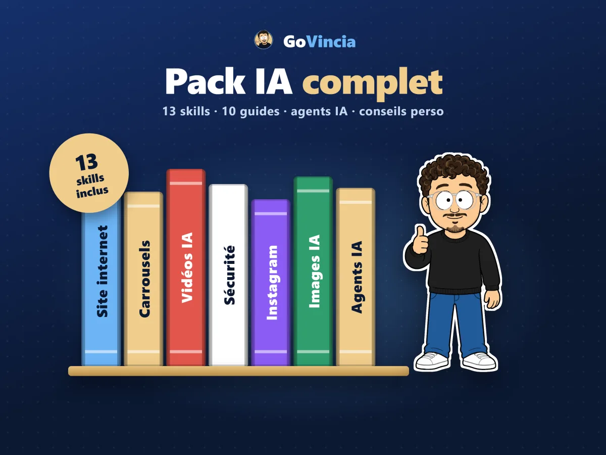 Pack IA Complet GoVincia – Skills, agents IA & guides